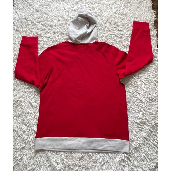 Oklahoma Sooners Fanatics Primary Arctic Fleece Pullover Hoodie - Gray/Crimson L - Picture 4 of 7